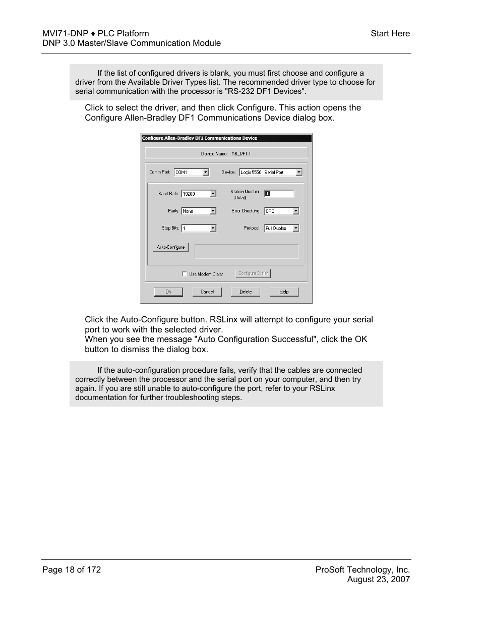 ProSoft Technology MVI71-DNP User Manual | Page 18 / 172