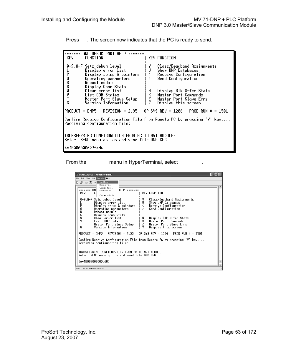 ProSoft Technology MVI71-DNP User Manual | Page 53 / 172