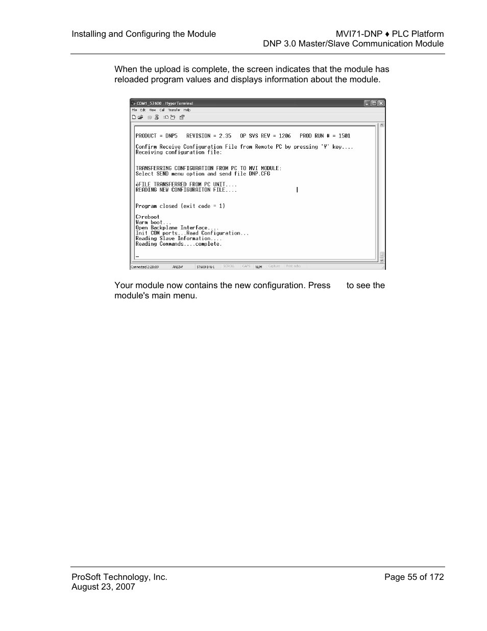 ProSoft Technology MVI71-DNP User Manual | Page 55 / 172
