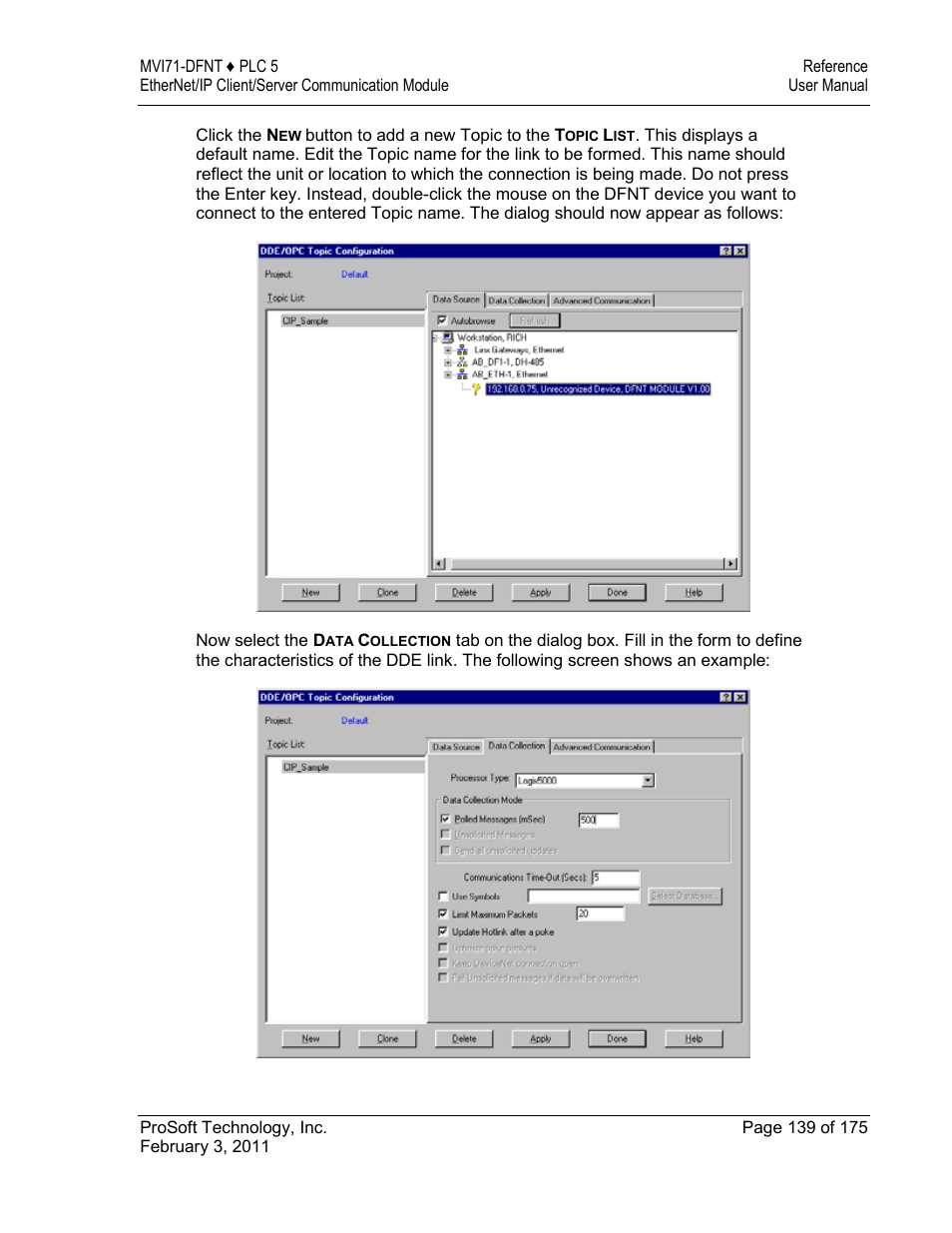 ProSoft Technology MVI71-DFNT User Manual | Page 139 / 175