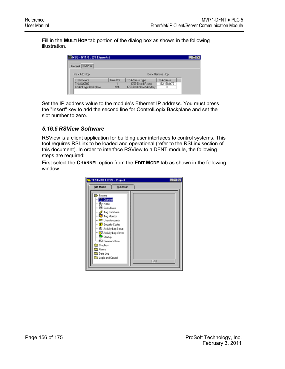 ProSoft Technology MVI71-DFNT User Manual | Page 156 / 175
