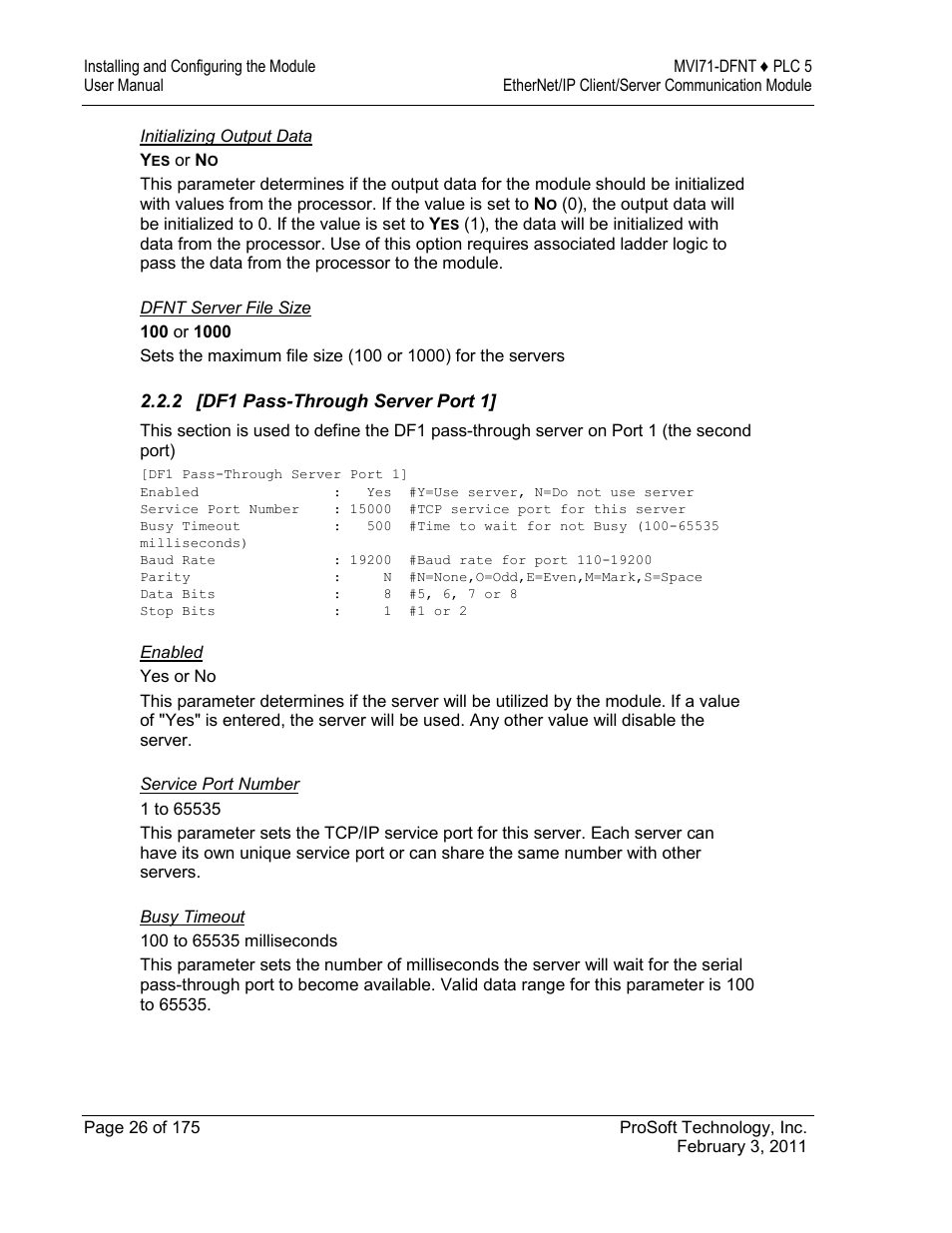 ProSoft Technology MVI71-DFNT User Manual | Page 26 / 175