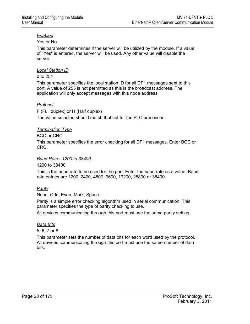 ProSoft Technology MVI71-DFNT User Manual | Page 28 / 175