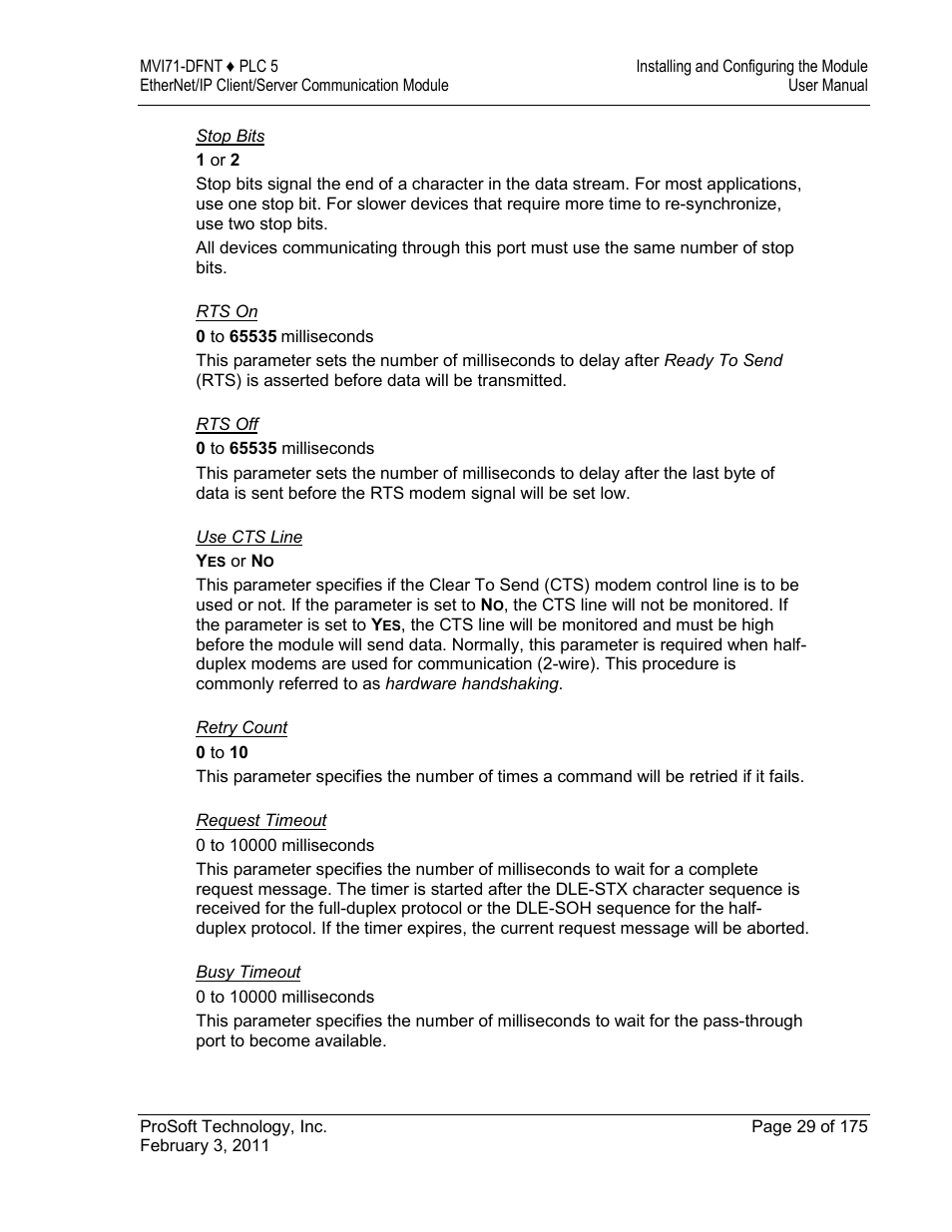 ProSoft Technology MVI71-DFNT User Manual | Page 29 / 175