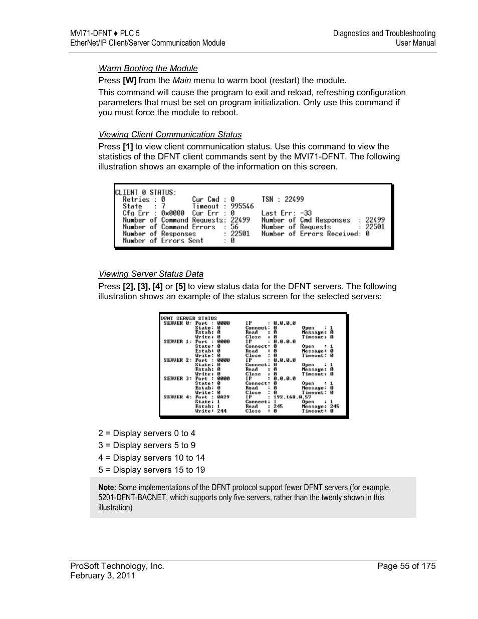ProSoft Technology MVI71-DFNT User Manual | Page 55 / 175