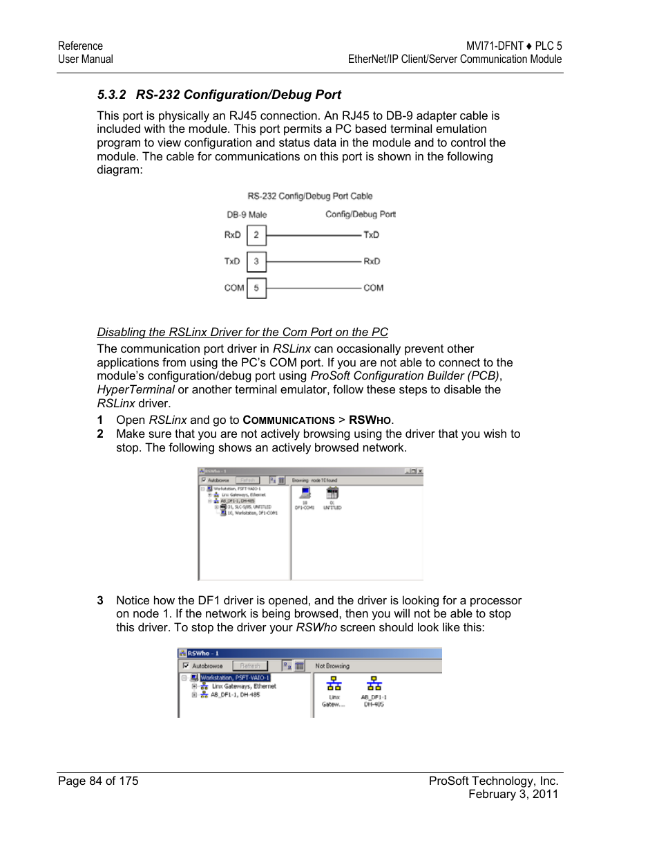 ProSoft Technology MVI71-DFNT User Manual | Page 84 / 175