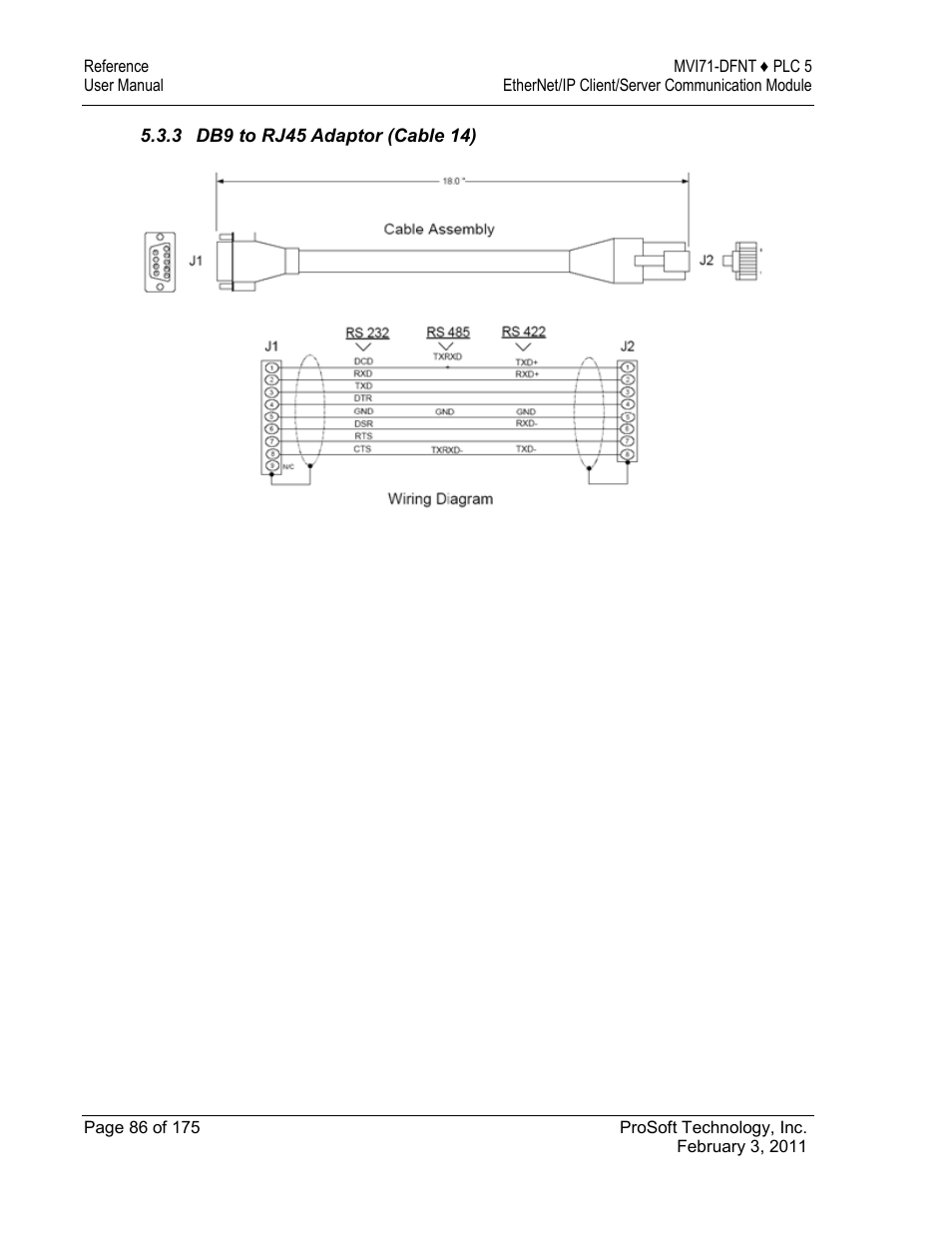 ProSoft Technology MVI71-DFNT User Manual | Page 86 / 175