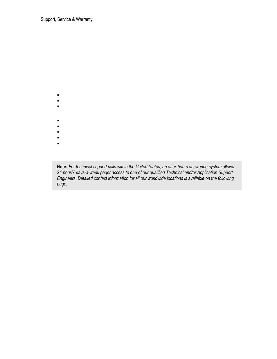 5support, service & warranty | ProSoft Technology ILX34-MBS485 User Manual | Page 33 / 34