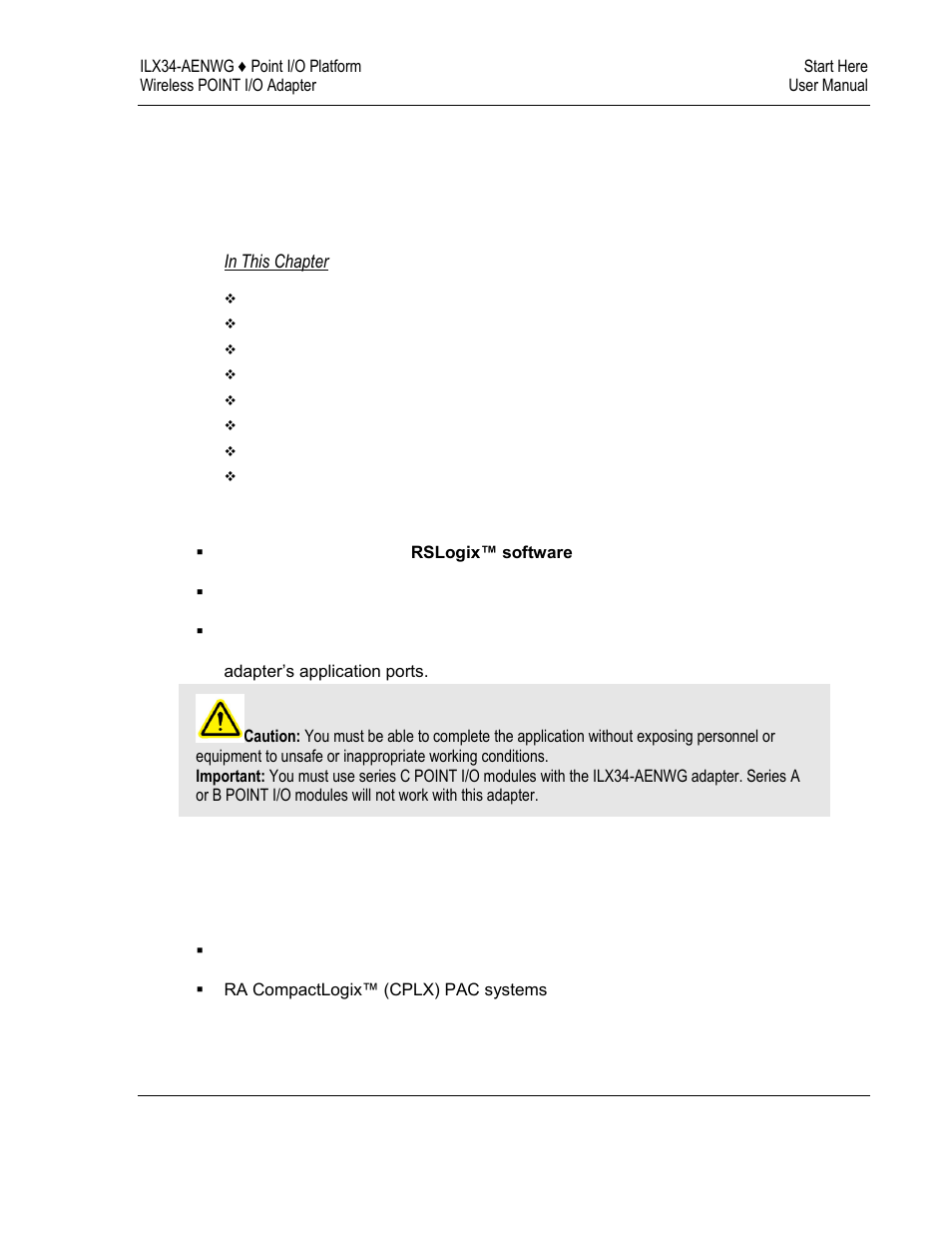 1start here | ProSoft Technology ILX34-AENWG User Manual | Page 13 / 177