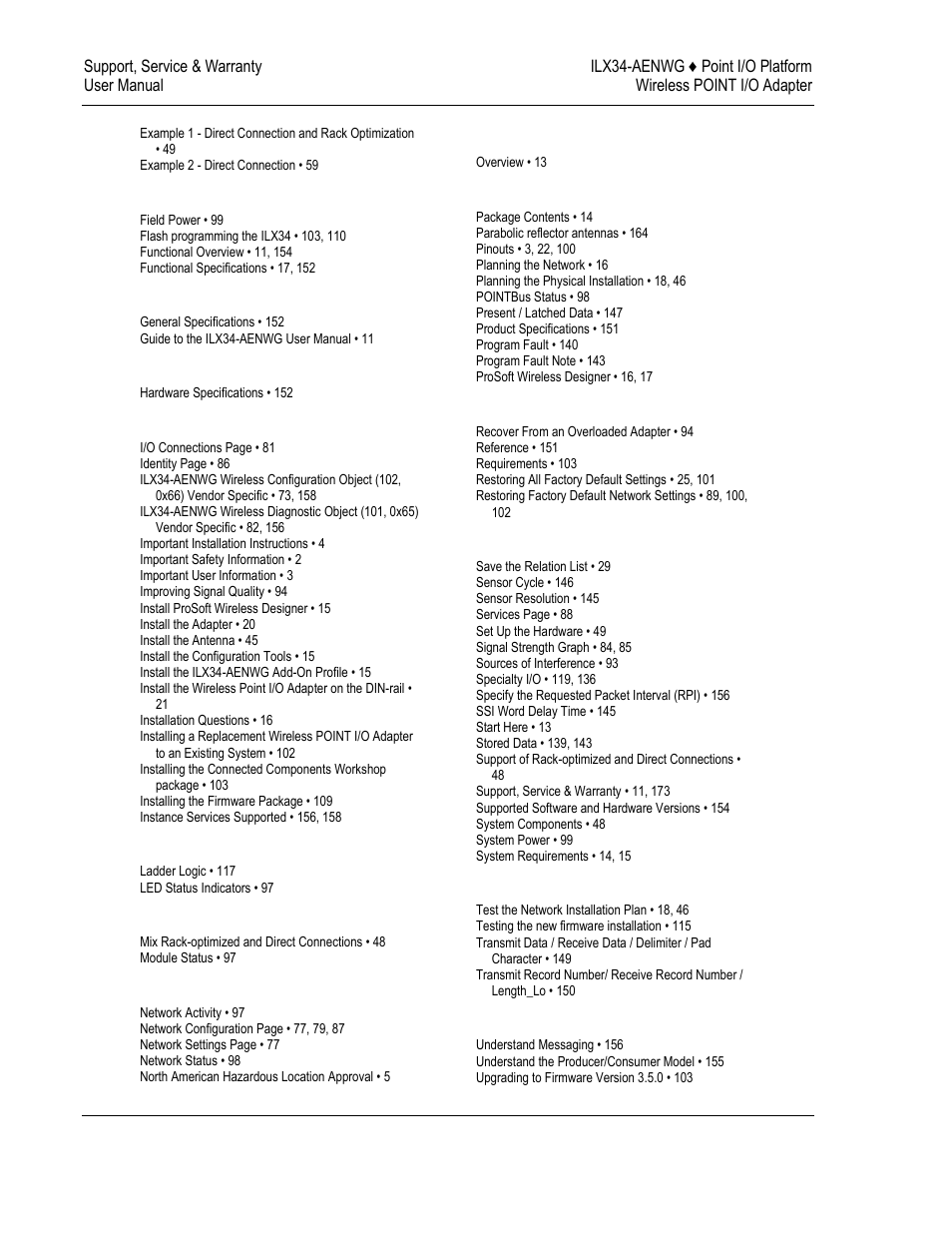 ProSoft Technology ILX34-AENWG User Manual | Page 176 / 177