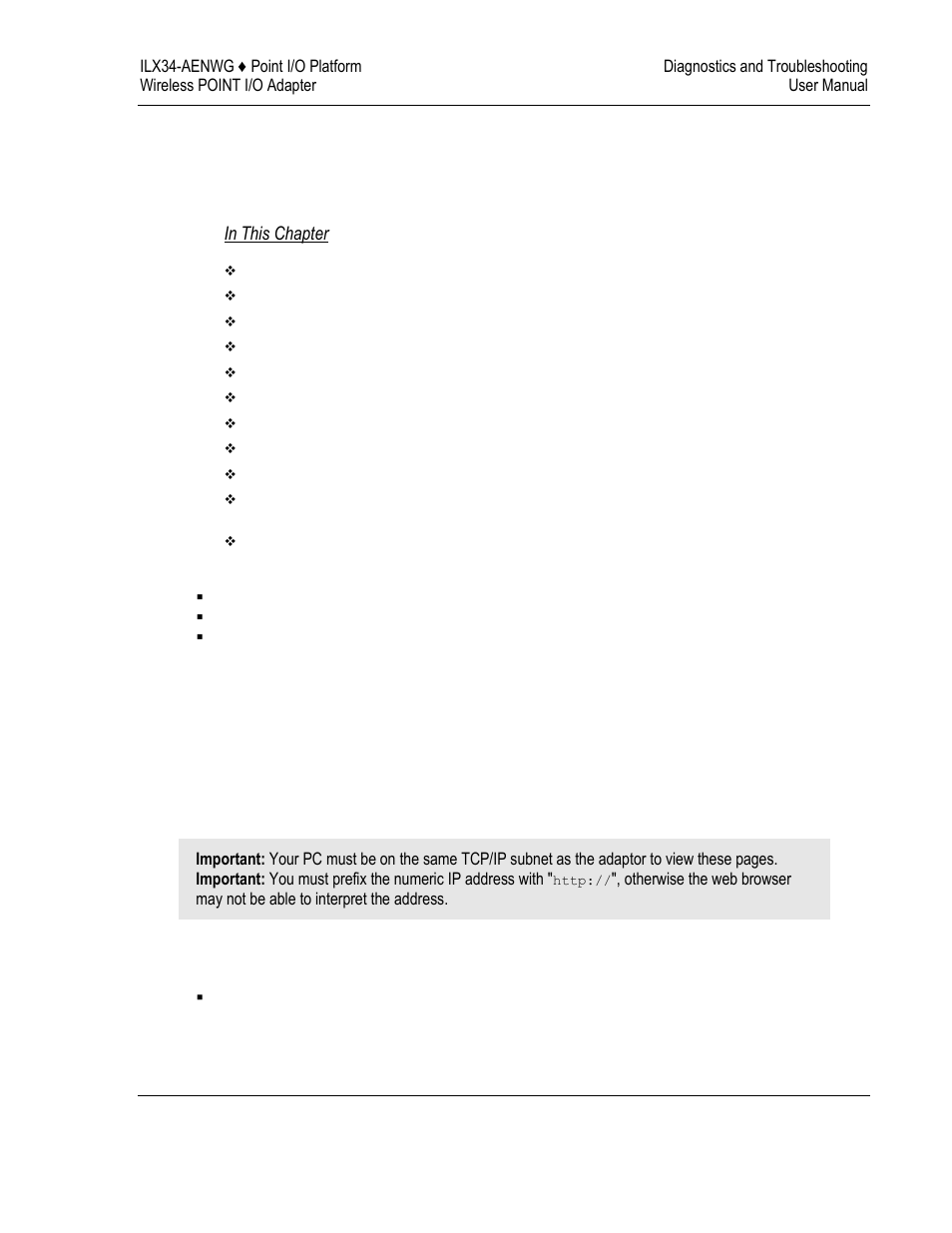 4diagnostics and troubleshooting | ProSoft Technology ILX34-AENWG User Manual | Page 73 / 177