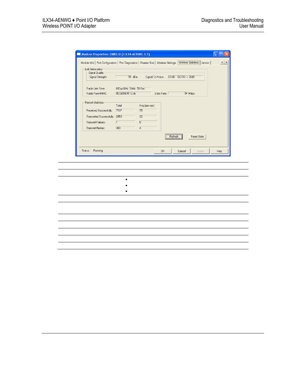 Viewing wireless statistics in rslogix 5000 | ProSoft Technology ILX34-AENWG User Manual | Page 93 / 177