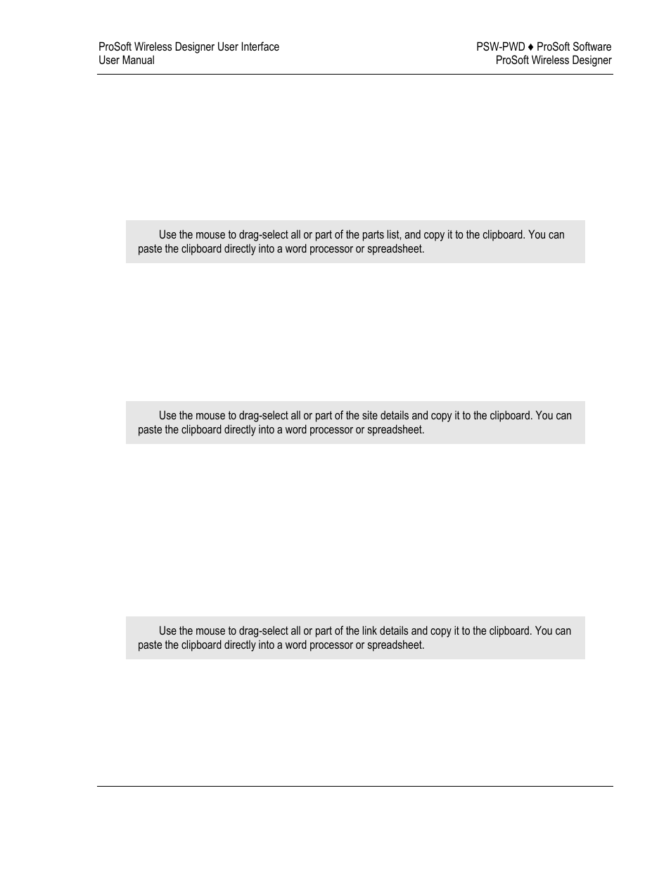 Network parts list, Network site details, Network link details | 39) should a | ProSoft Technology ILX34-AENWG User Manual | Page 39 / 91