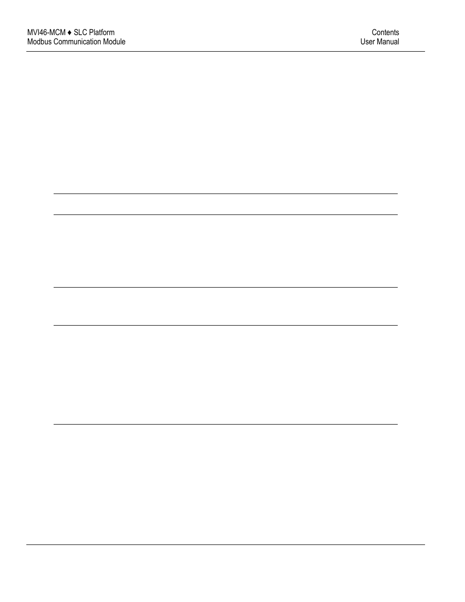 ProSoft Technology MVI46-MCM User Manual | Page 5 / 108