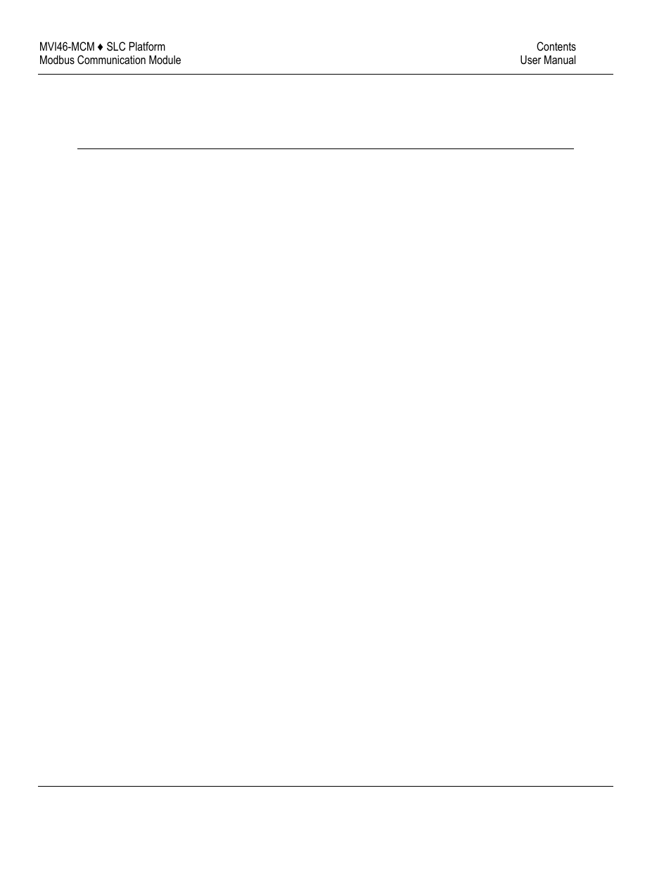 ProSoft Technology MVI46-MCM User Manual | Page 7 / 108