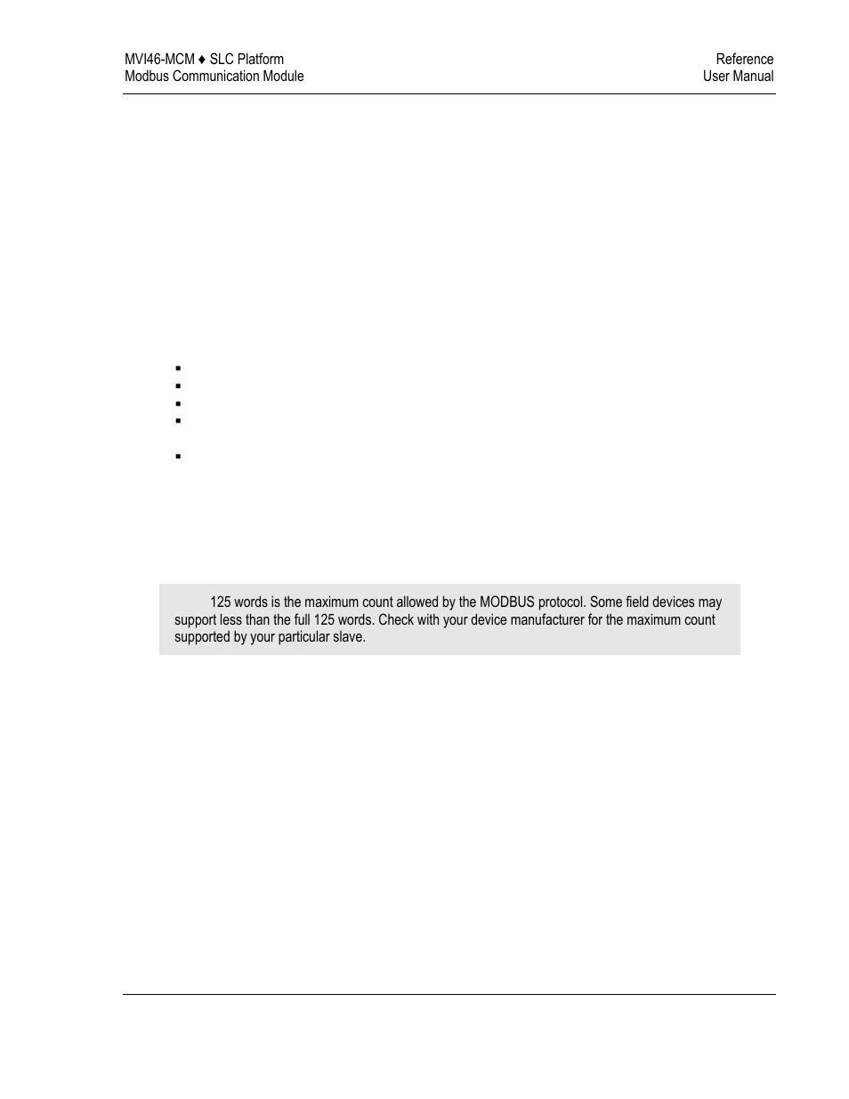 ProSoft Technology MVI46-MCM User Manual | Page 75 / 108