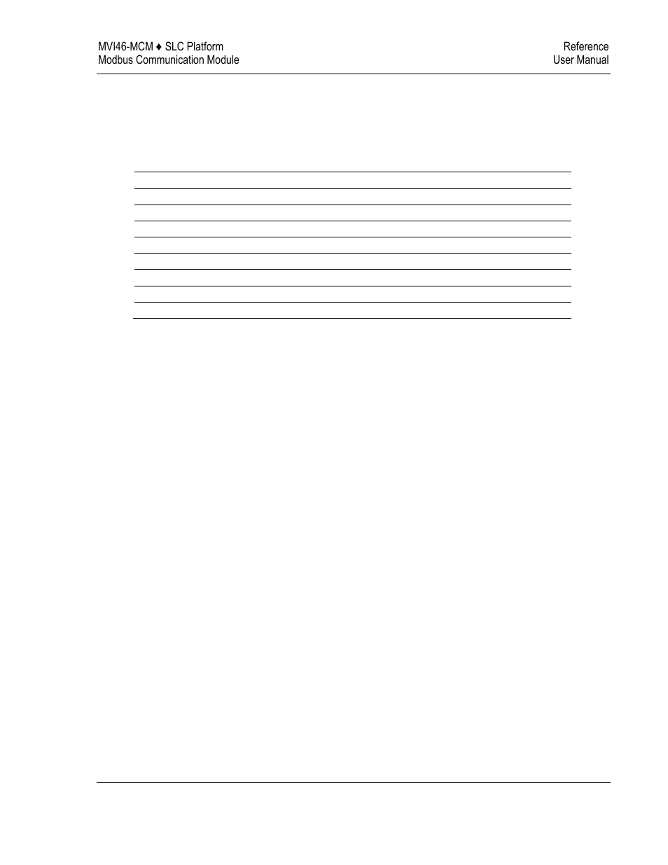ProSoft Technology MVI46-MCM User Manual | Page 81 / 108