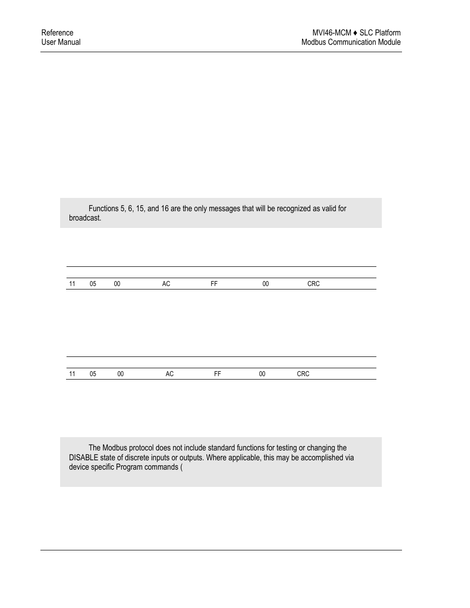 ProSoft Technology MVI46-MCM User Manual | Page 88 / 108