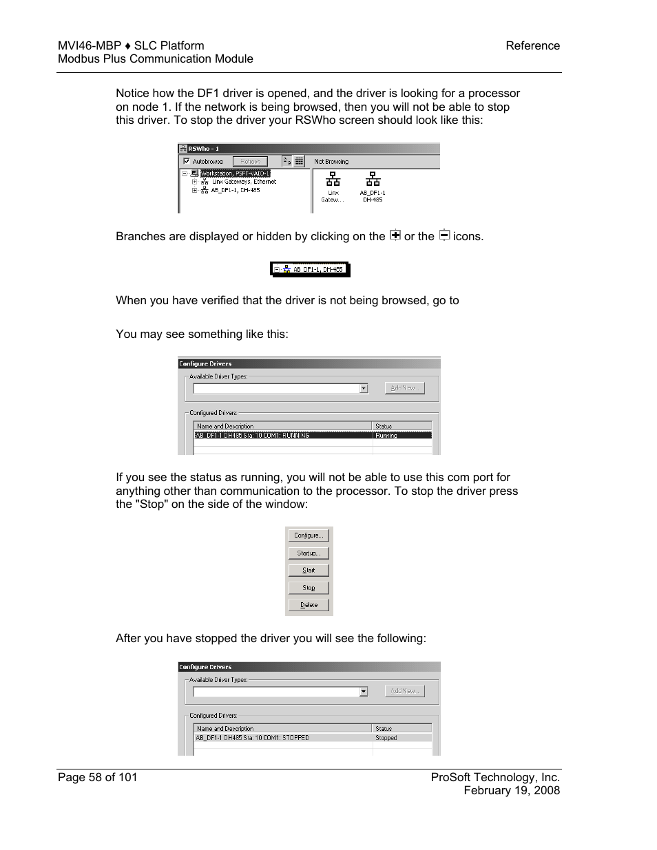 ProSoft Technology MVI46-MBP User Manual | Page 58 / 101