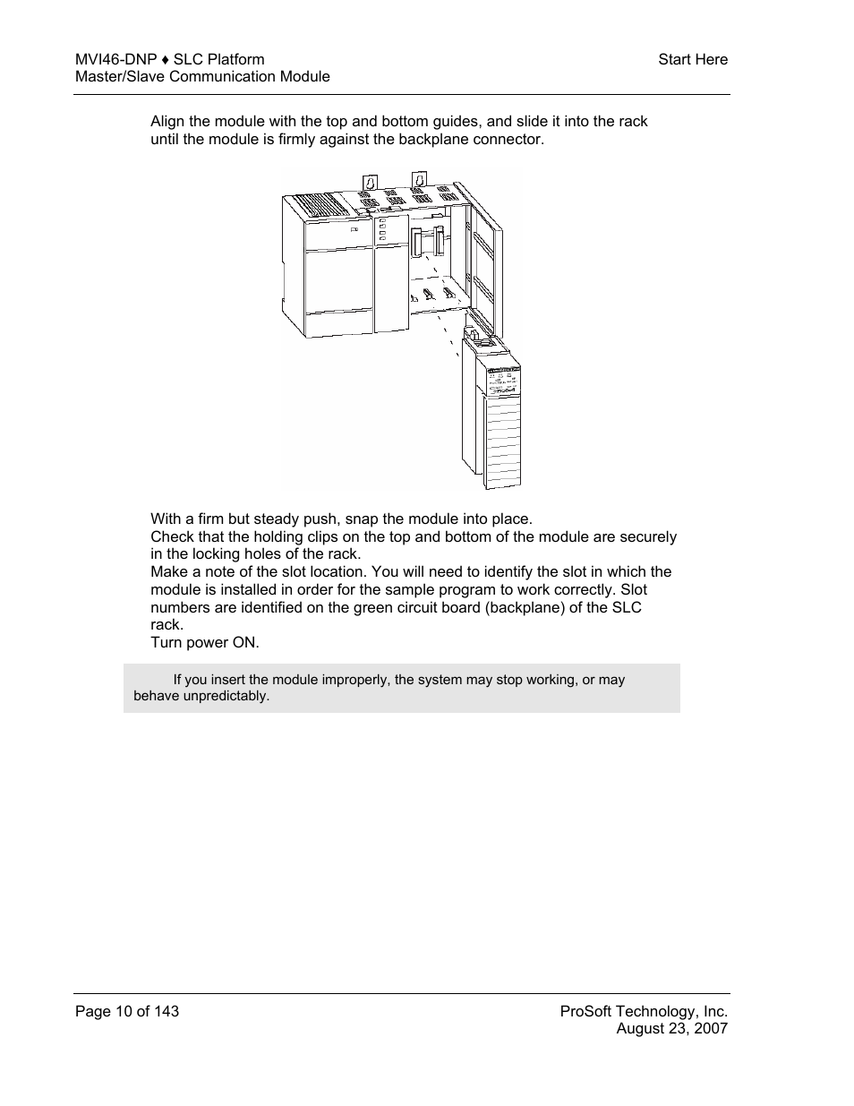 ProSoft Technology MVI46-DNP User Manual | Page 10 / 143