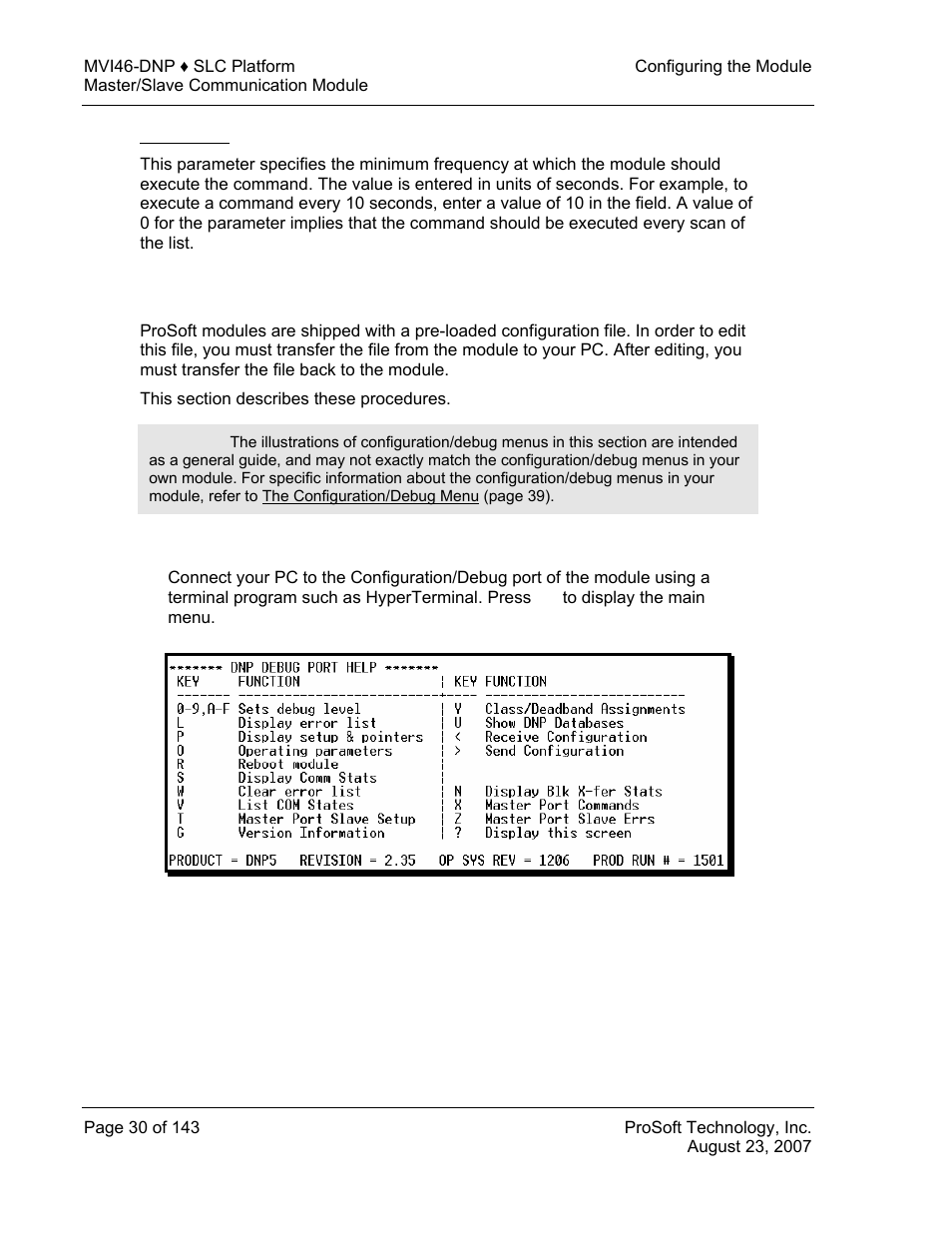 Poll interval, Uploading and downloading the configuration file, Transferring the configuration file to your pc | ProSoft Technology MVI46-DNP User Manual | Page 30 / 143