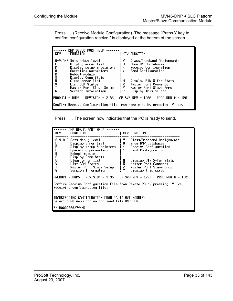 ProSoft Technology MVI46-DNP User Manual | Page 33 / 143