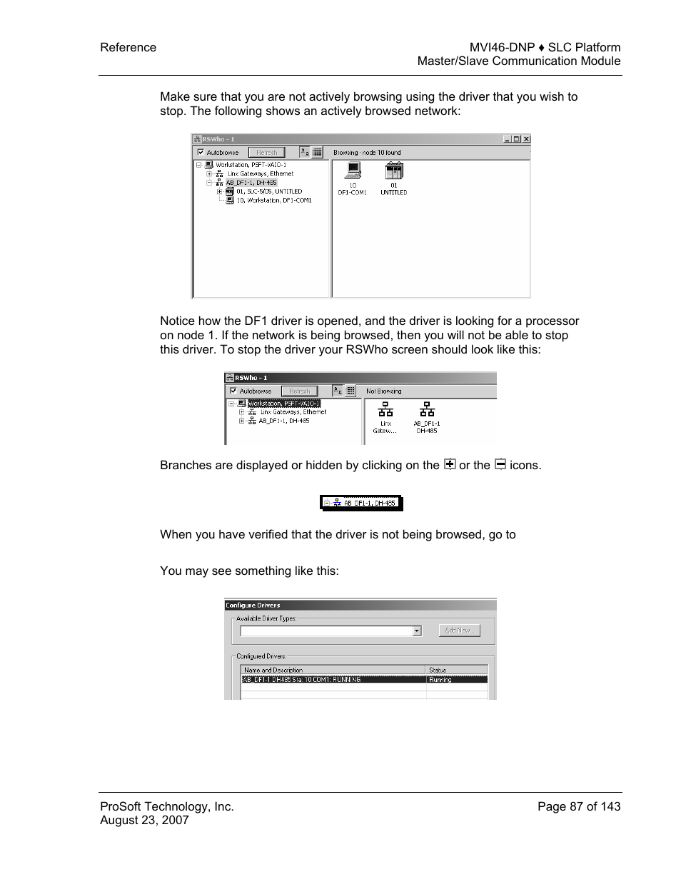 ProSoft Technology MVI46-DNP User Manual | Page 87 / 143
