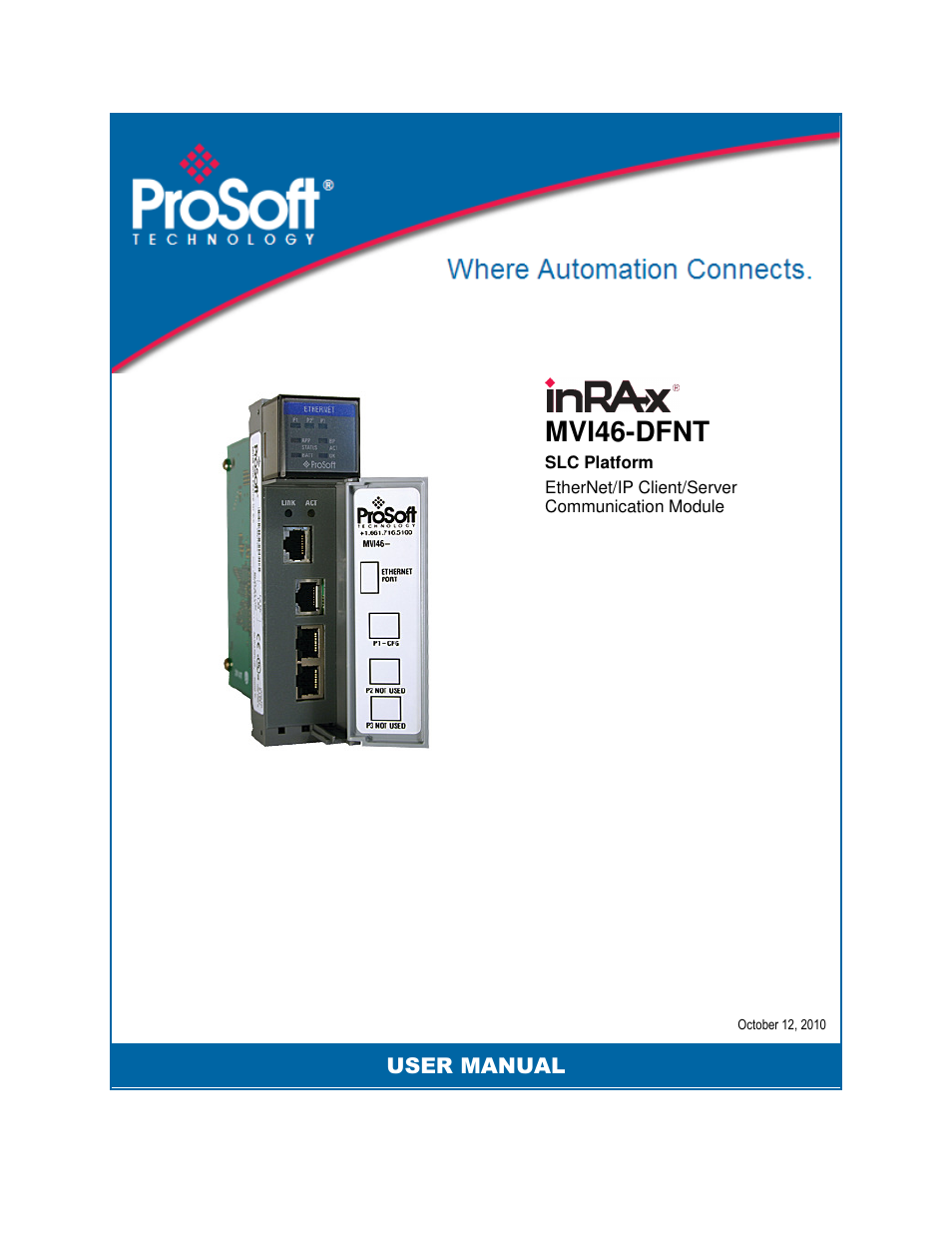 ProSoft Technology MVI46-DFNT User Manual | 177 pages