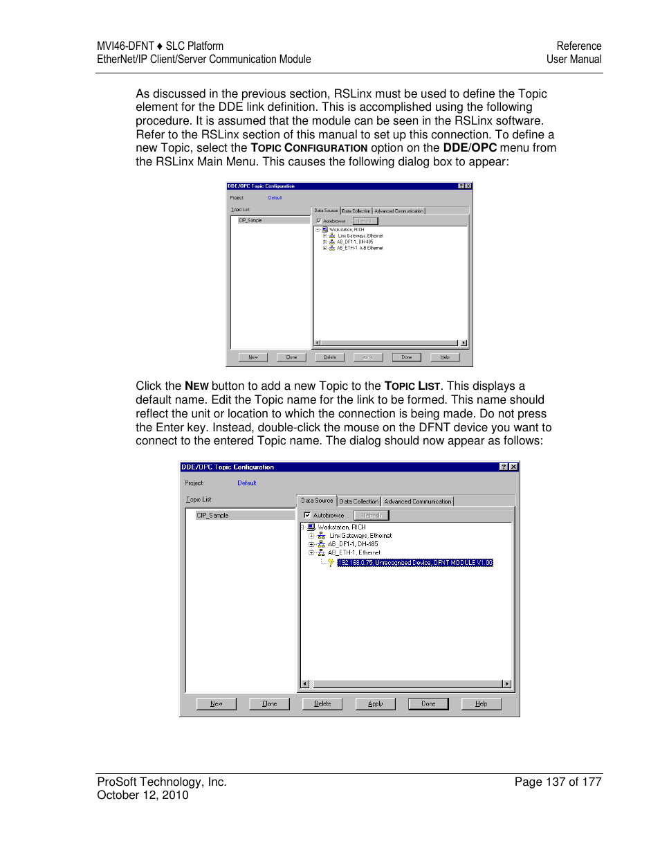 ProSoft Technology MVI46-DFNT User Manual | Page 137 / 177