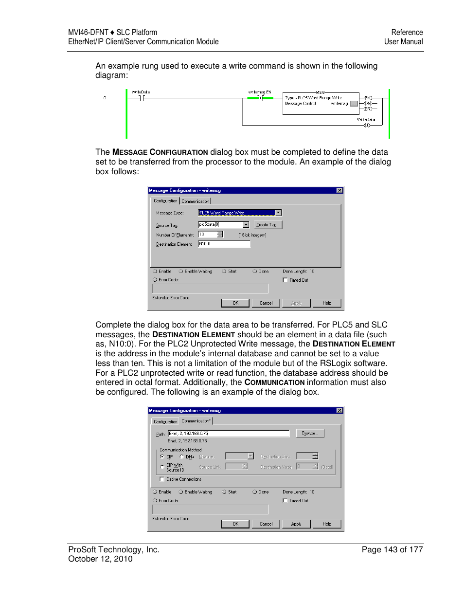 ProSoft Technology MVI46-DFNT User Manual | Page 143 / 177