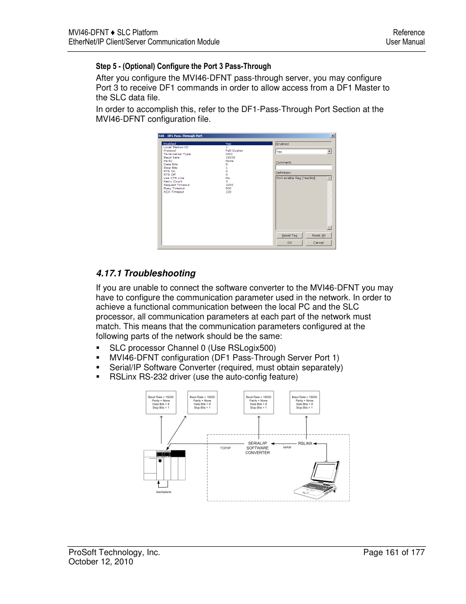 ProSoft Technology MVI46-DFNT User Manual | Page 161 / 177
