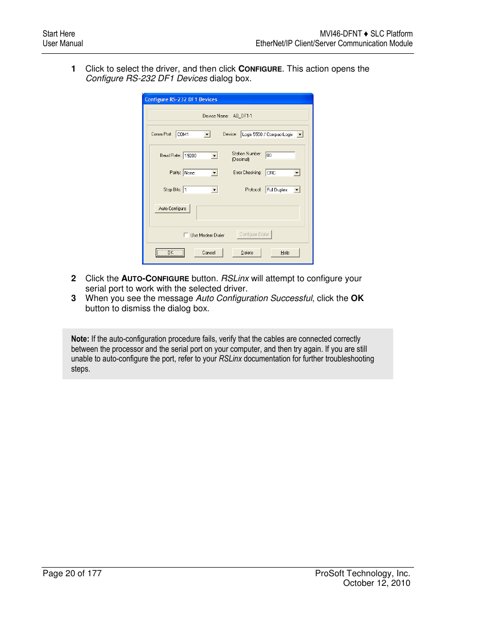 ProSoft Technology MVI46-DFNT User Manual | Page 20 / 177
