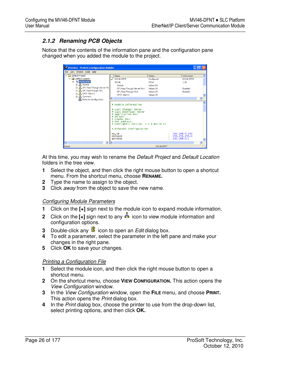 ProSoft Technology MVI46-DFNT User Manual | Page 26 / 177