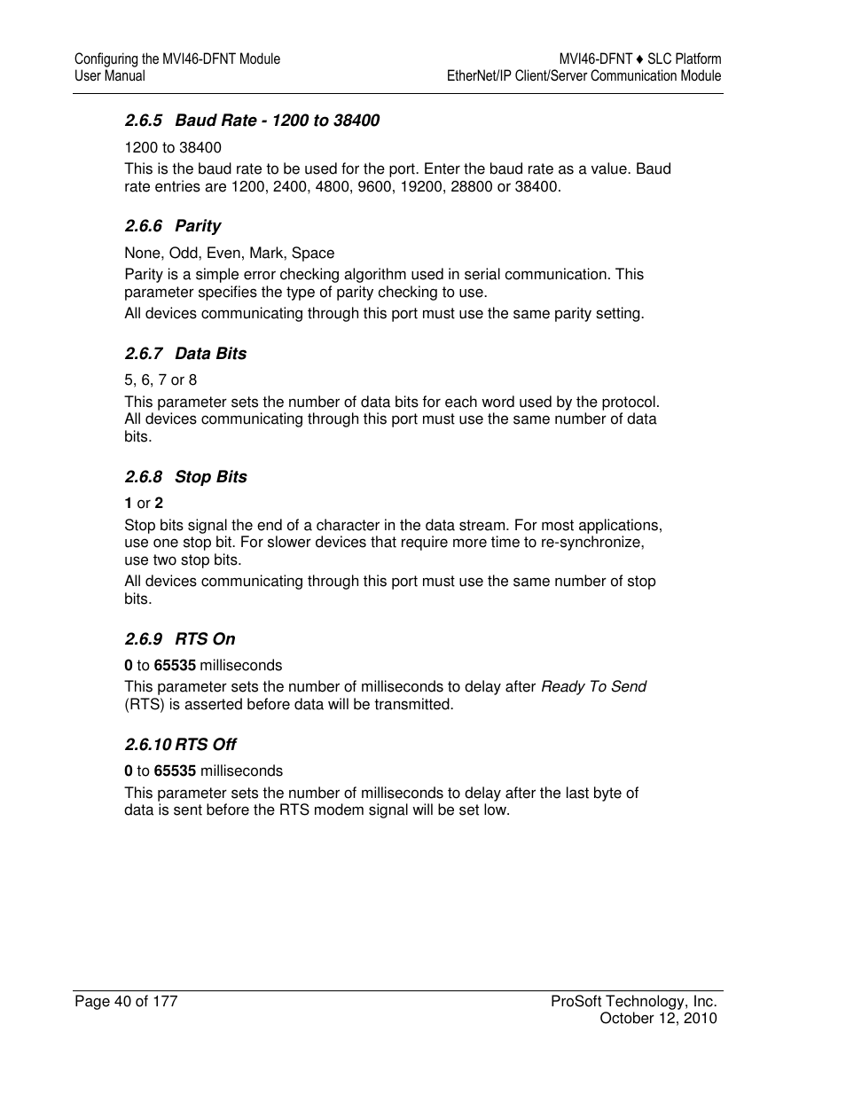 ProSoft Technology MVI46-DFNT User Manual | Page 40 / 177