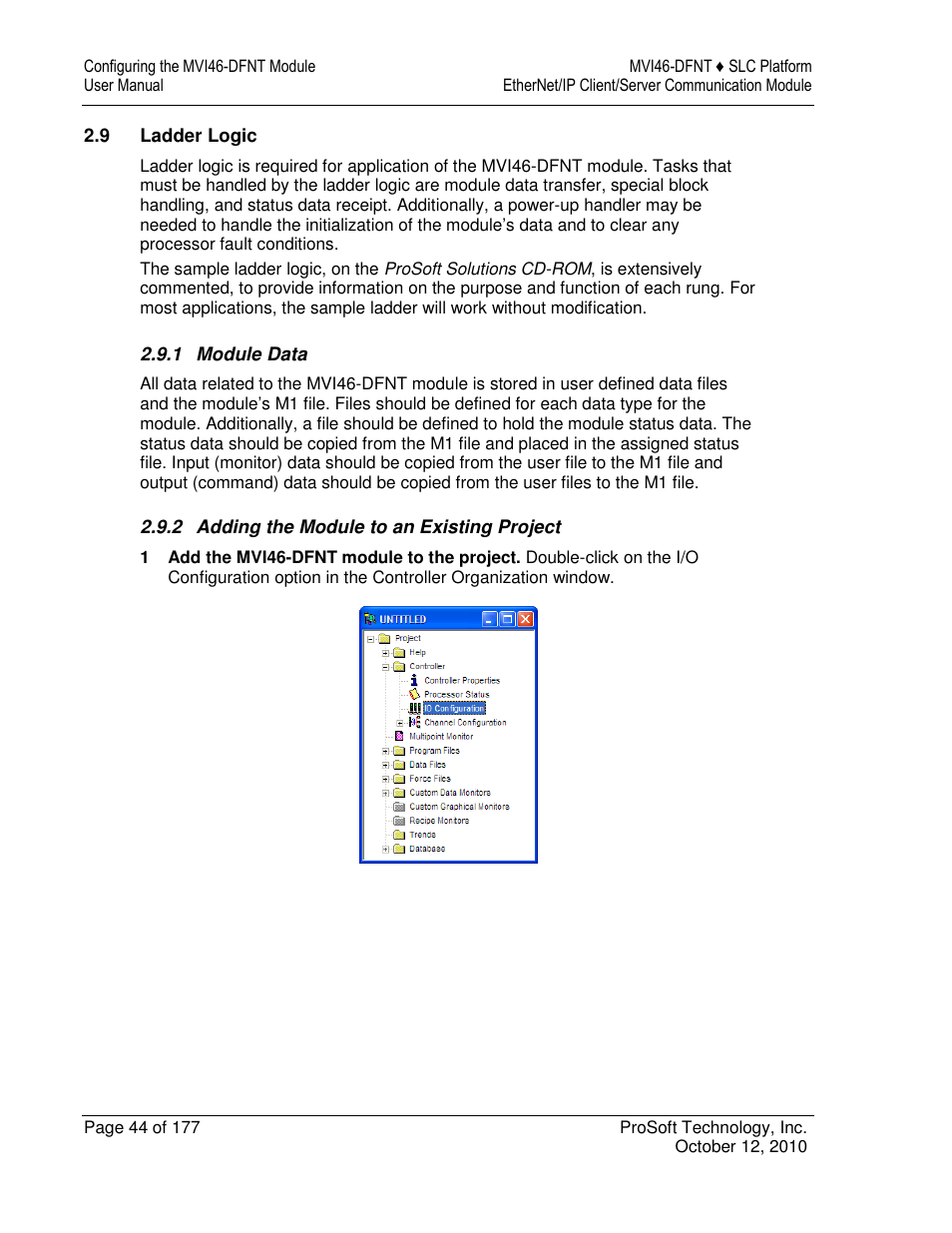 ProSoft Technology MVI46-DFNT User Manual | Page 44 / 177