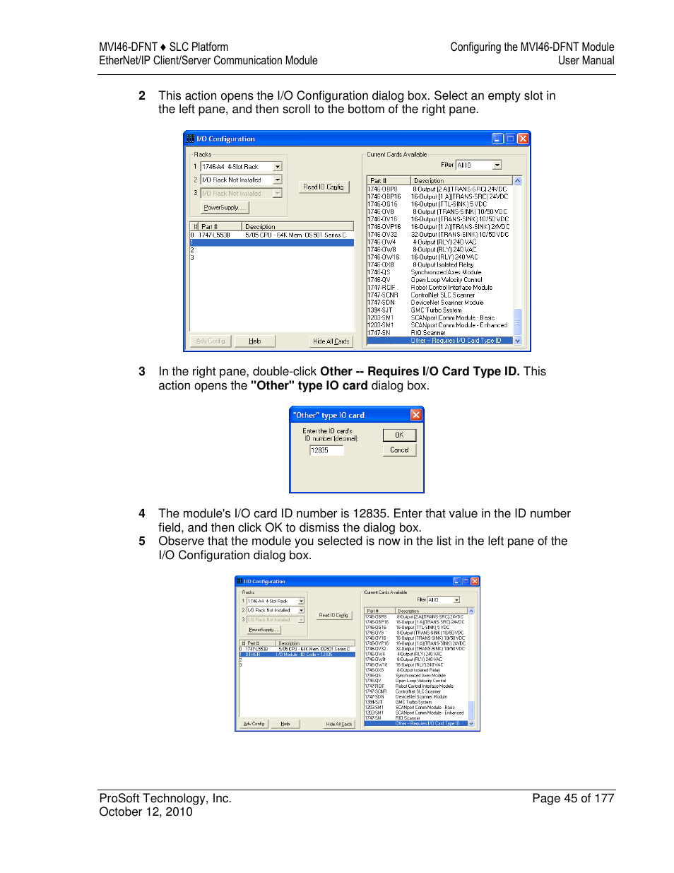ProSoft Technology MVI46-DFNT User Manual | Page 45 / 177