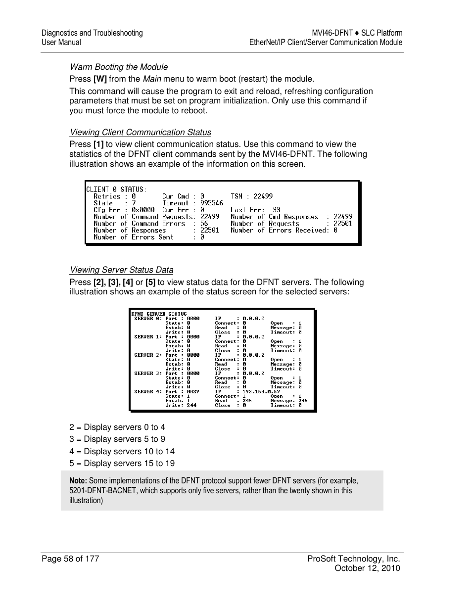 ProSoft Technology MVI46-DFNT User Manual | Page 58 / 177