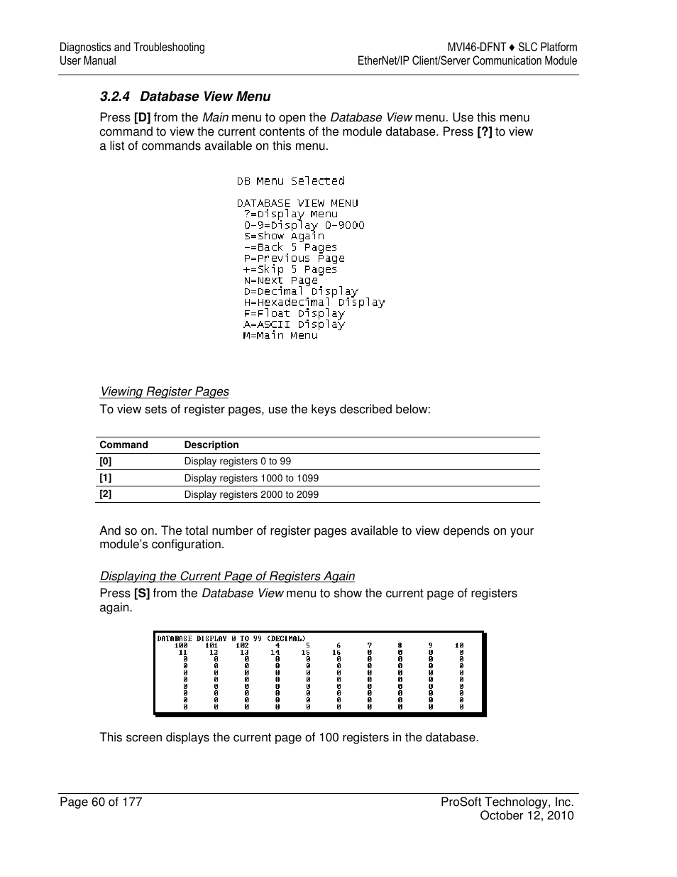 ProSoft Technology MVI46-DFNT User Manual | Page 60 / 177