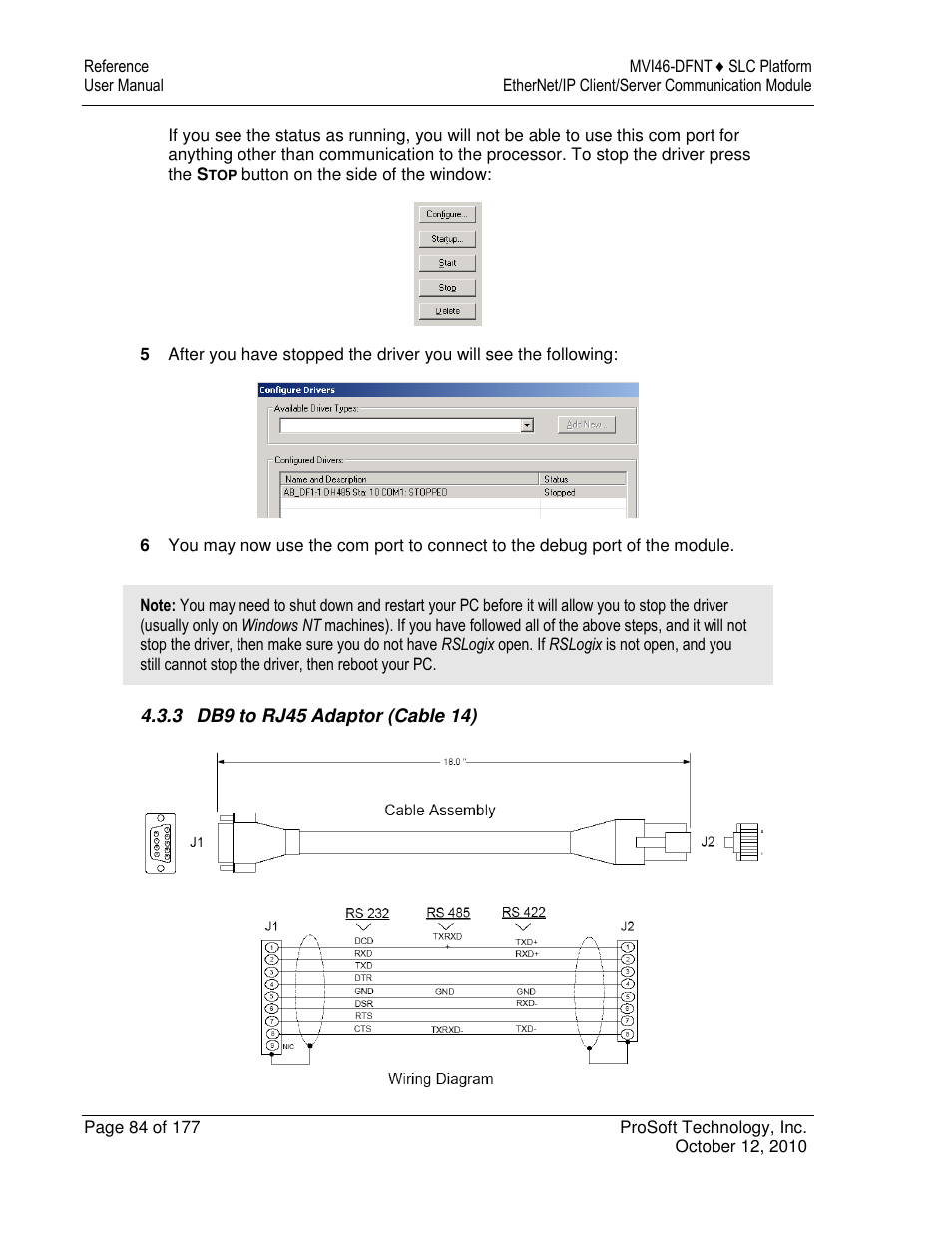 ProSoft Technology MVI46-DFNT User Manual | Page 84 / 177