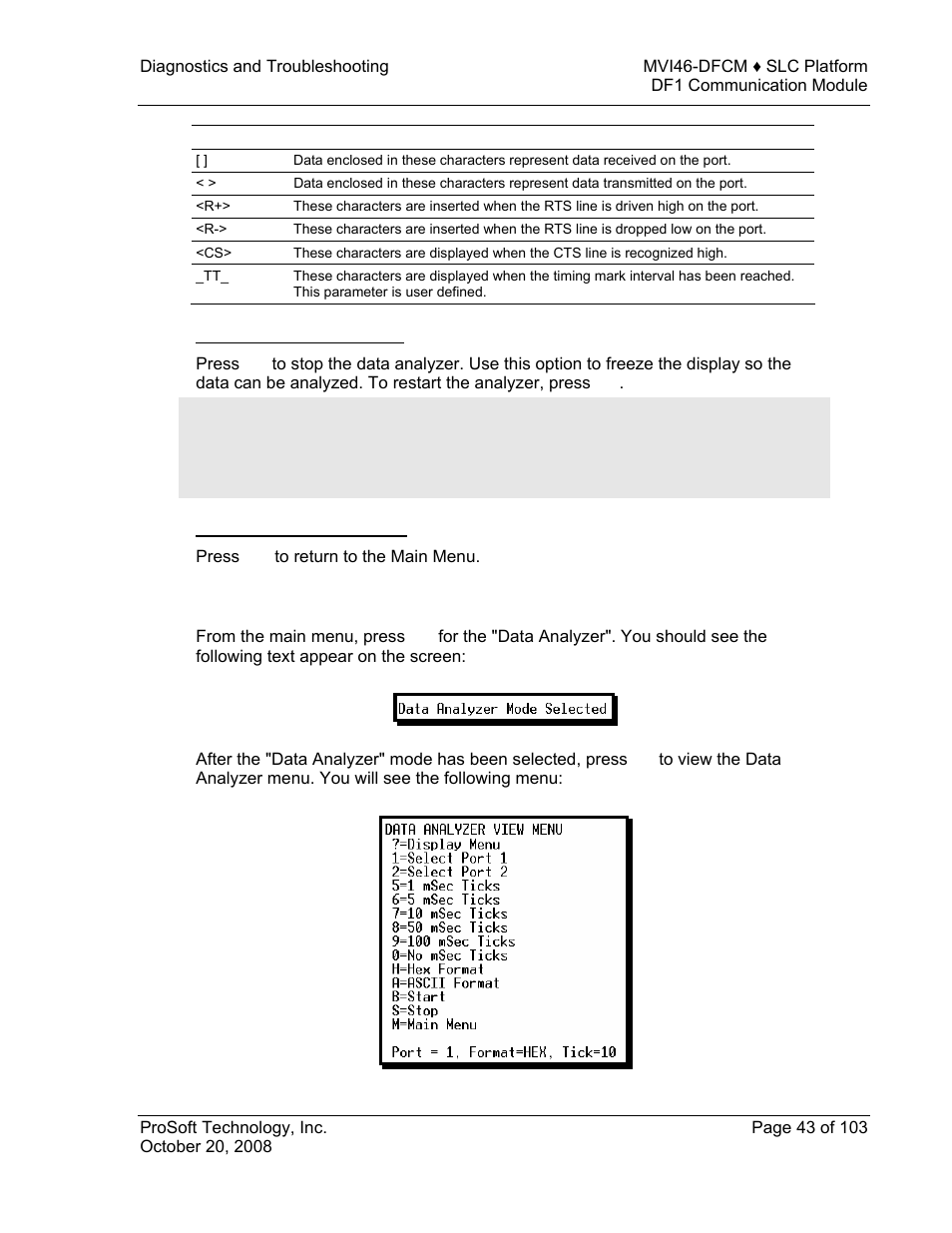 ProSoft Technology MVI46-DFCM User Manual | Page 43 / 103