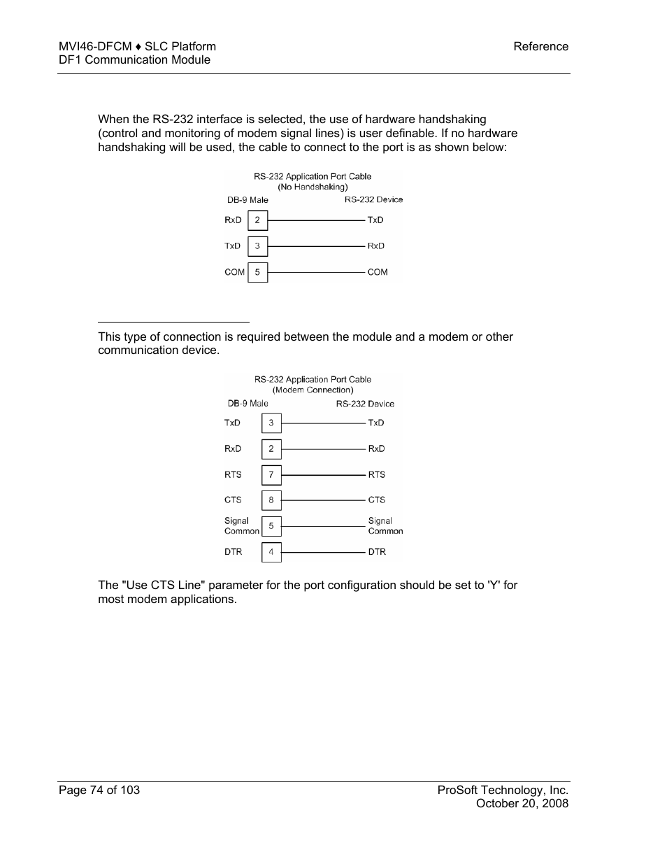 ProSoft Technology MVI46-DFCM User Manual | Page 74 / 103