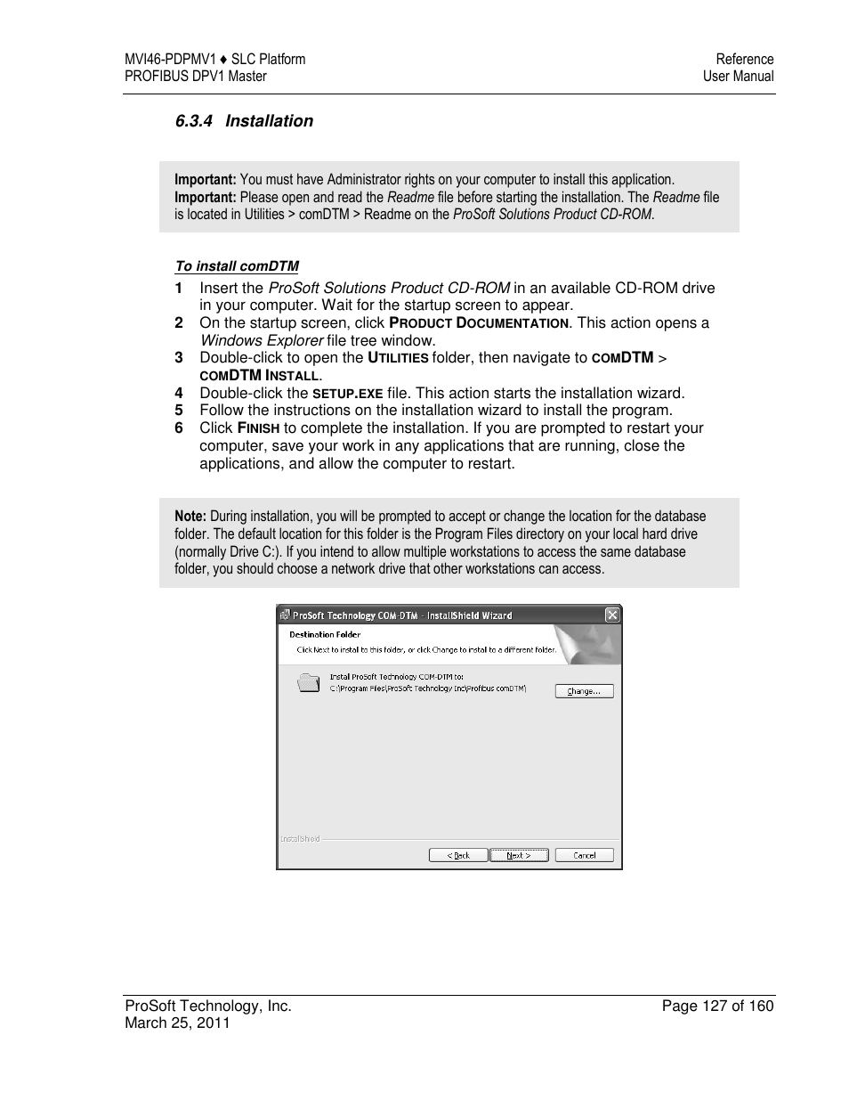 ProSoft Technology MVI46-PDPMV1 User Manual | Page 127 / 160