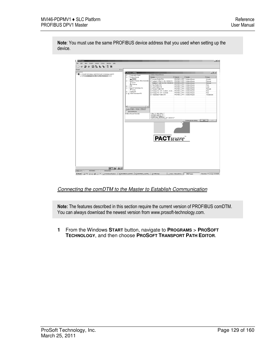 ProSoft Technology MVI46-PDPMV1 User Manual | Page 129 / 160