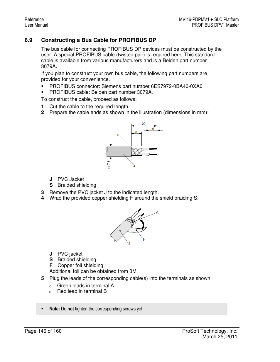 ProSoft Technology MVI46-PDPMV1 User Manual | Page 146 / 160