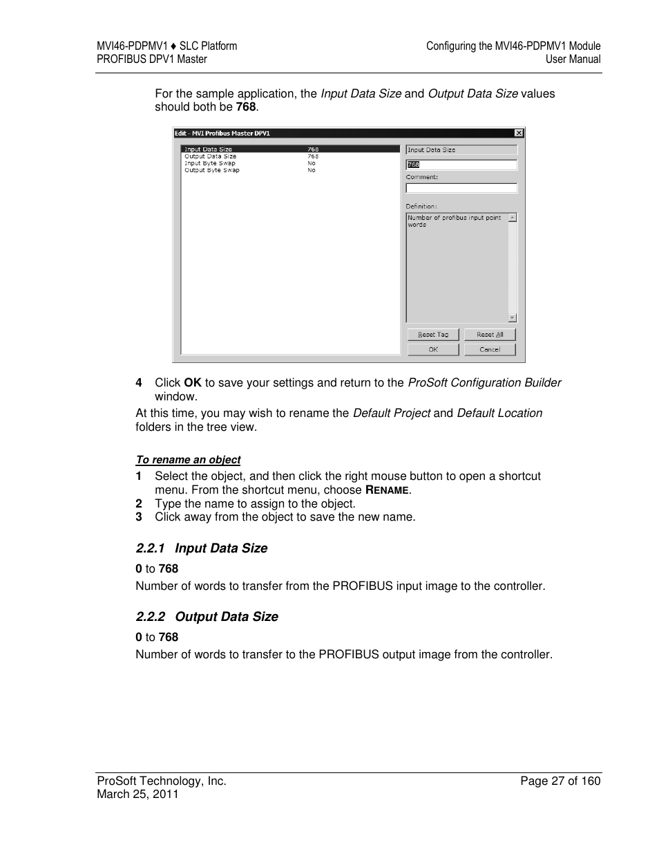 ProSoft Technology MVI46-PDPMV1 User Manual | Page 27 / 160