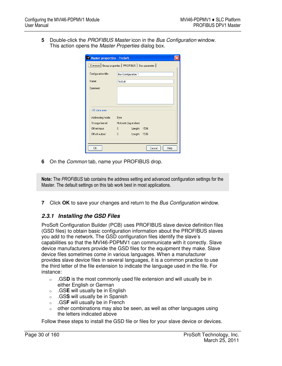 ProSoft Technology MVI46-PDPMV1 User Manual | Page 30 / 160