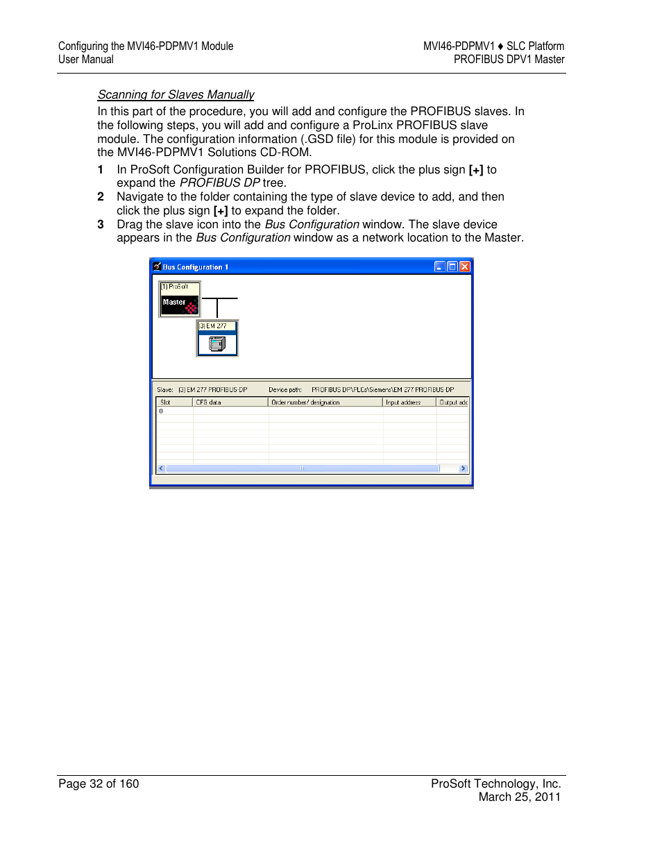 ProSoft Technology MVI46-PDPMV1 User Manual | Page 32 / 160