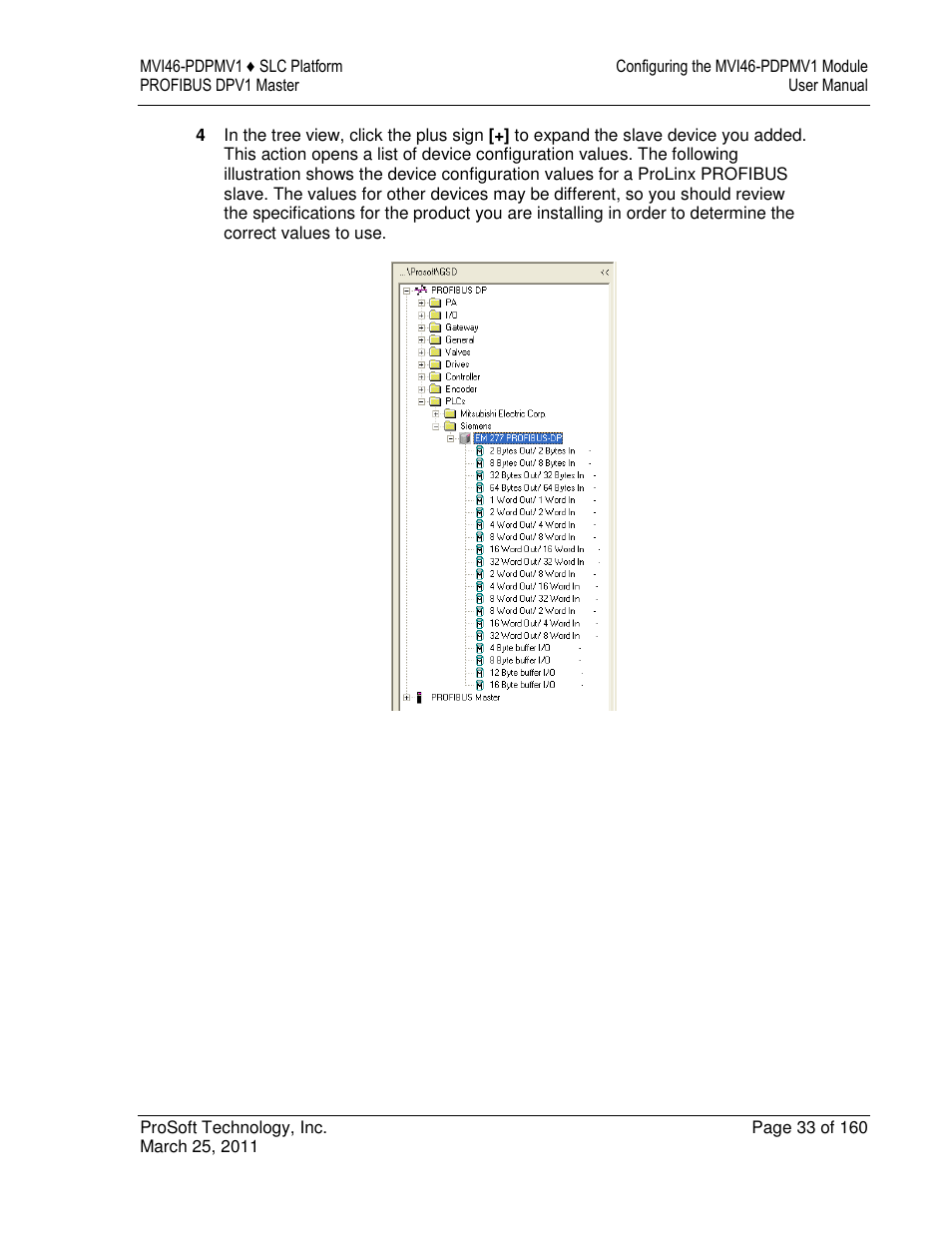 ProSoft Technology MVI46-PDPMV1 User Manual | Page 33 / 160