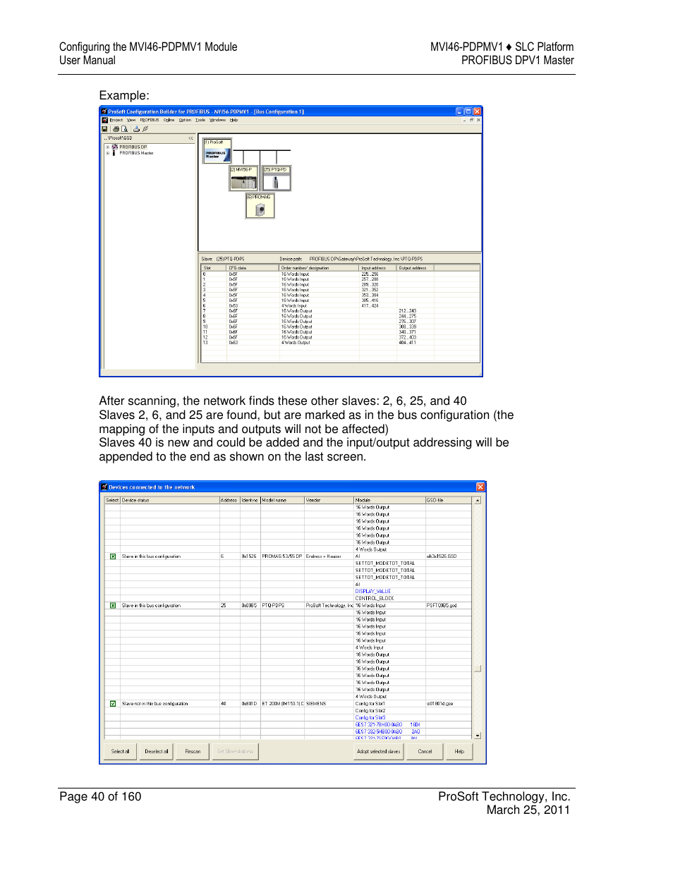 ProSoft Technology MVI46-PDPMV1 User Manual | Page 40 / 160