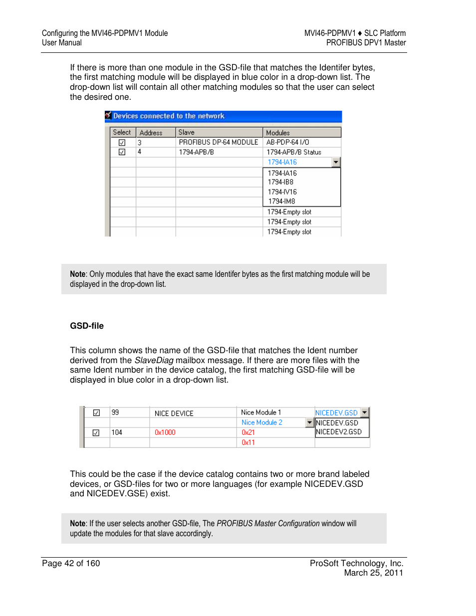 ProSoft Technology MVI46-PDPMV1 User Manual | Page 42 / 160